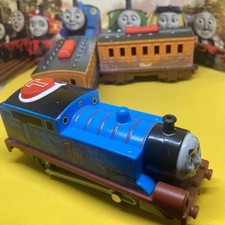 Interactive Talking Muddy Thomas With Annie & Clarabel Trackmaster - Working 