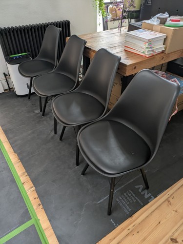 Eames style dining - dining, set