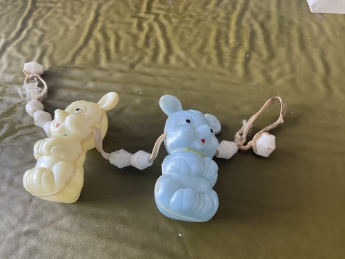 Vintage pram rattle - rattle, toy
