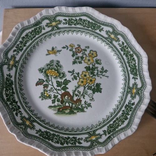 Masons ironstone green manchu - masons,