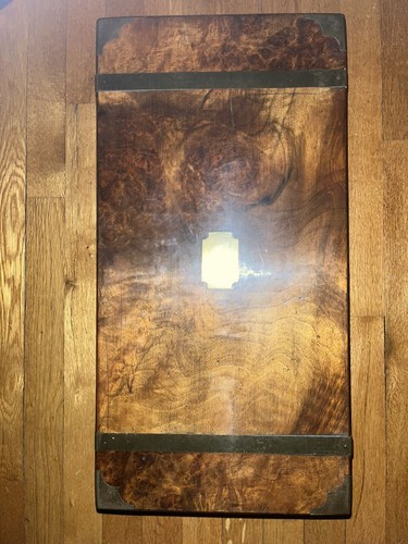 Antique walnut writing slope - writing,