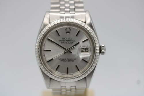 Rolex datejust silver men - rolex,