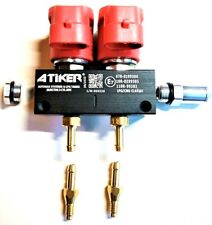 VALTEK Type ATIKER LPG-CNG-GPL Injector Rail 2 cyl Injectors 3 OHM