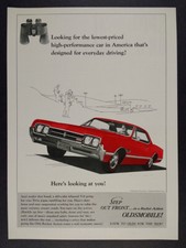 1966 Olds Oldsmobile 442 Hardtop Coupe vintage print Ad