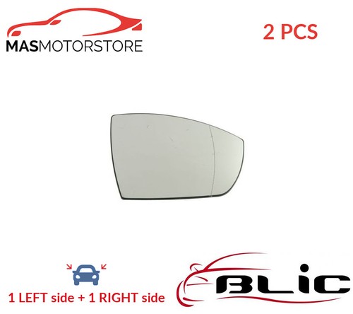 Rear view mirror glass - glass, pair