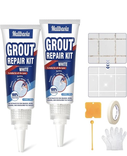 Tile grout repair - grout, kit,