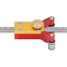 Wheel Marking Gauge Wood Scribe Tool Scratch Resistant Height Measurement With