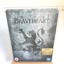 BRAVEHEART  BLU-RAY  STEELBOOK   NEW  SEALED, PLUS  BRAND  NEW  PROTECTOR  CASE