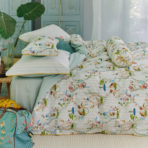 Singerie white cotton quilt - singerie,