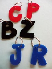 Alphabet Keyring A-Z Initials