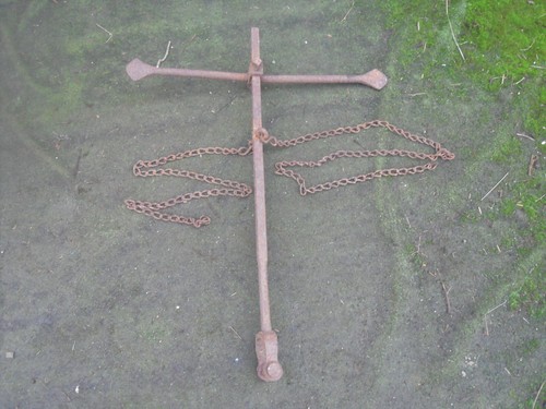 Vintage tractor horse corn - vintage,