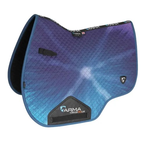 Shires arma tie dye saddle - dye, pad