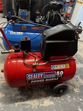 Sealey SAC05030 50L Air Compressor - Red