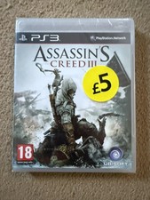 PlayStation 3 : Assassins Creed 3 (PS3) VideoGames new and sealed