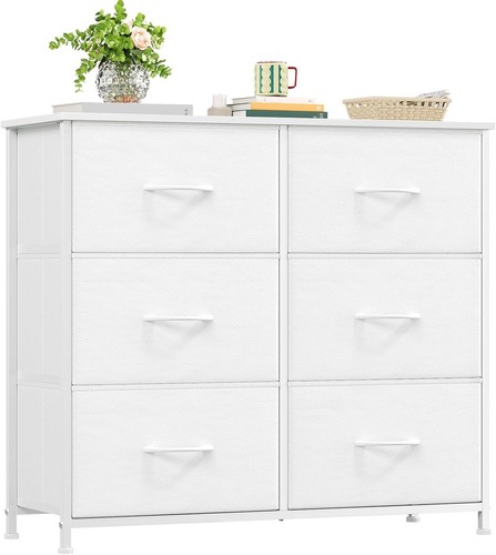 White drawer chest - 6, of