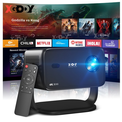 Xgody smart projector - 4k,
