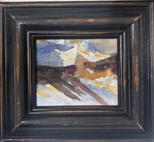 Boat In Low Tide Original Oil