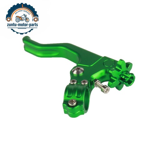Short stunt clutch lever - stunt, green