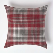 Red Tartan Cushion Cover