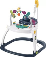 Fisher-Price Baby Bouncer Activity Center Jumperoo SpaceSaver with Lights Sound