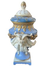 Capodimonte Goat Head Covered