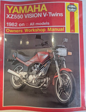 YAMAHA XZ550 VISION V-TWINS 1982-ON HAYNES WORKSHOP MANUAL 821 NEW