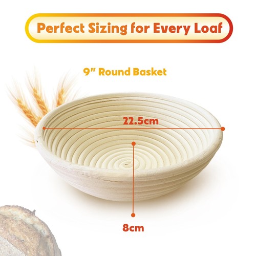 Homiely bread proofing basket - bread,