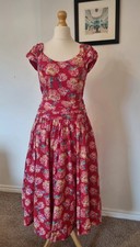 VTG Laura Ashley Red Floral
