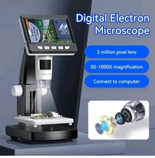 1000X 4.3" LCD Digital Microscope 1080P Magnifier Soldering Repair Video Coin UK