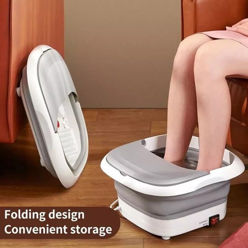 Foot spa bath massager with - foot,