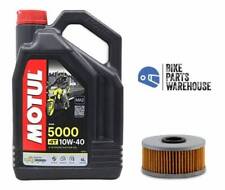 YAMAHA XJ550 MAXIM 1981-1983 MOTUL 5000 10W40 OIL & FILTER SERVICE KIT