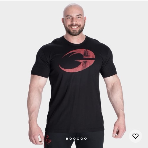 Gasp cadet shirt - t-shirt, black-red