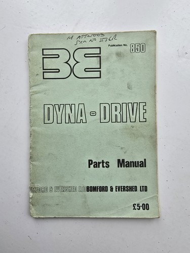 Bomford dyna drive - dyna-drive, parts