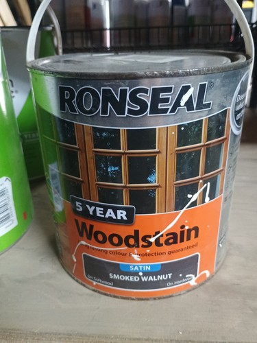 Ronseal quick drying woodstain - drying,
