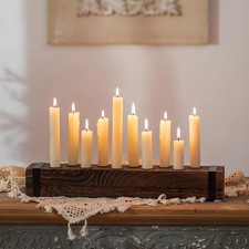 NUPTIO Wood Candelabra for