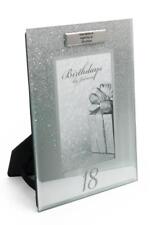 Personalised 18th Birthday Photo Frame Silver Glitter Gift FG59518-P
