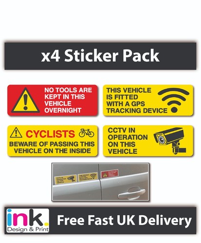 Set stickers this vehicle - of, 4