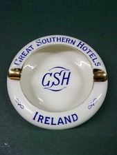 Great Southern Hotels ashtray Ireland Irish Arklow Pottery