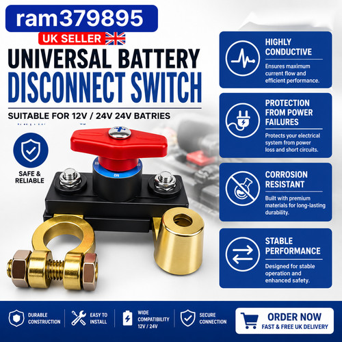 Universal car battery isolator - battery,
