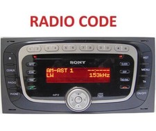 ✅FORD 6000 CD RADIO STEREO CODE UNLOCK SERVICE  M & V SERIAL NR SECURITY PIN✅