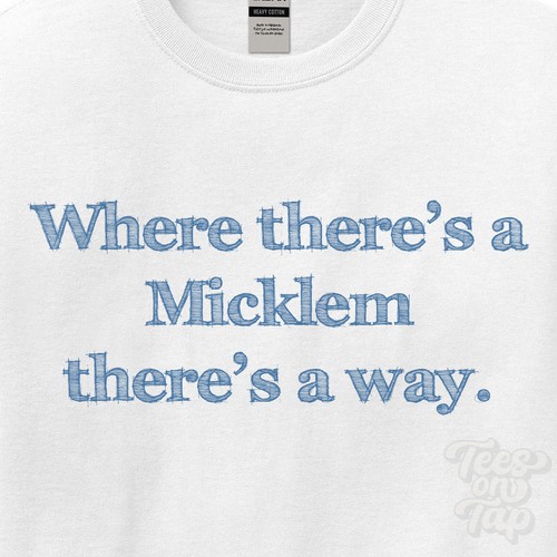 Where micklem there - where..., there's
