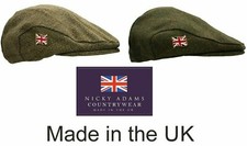 Mens Tweed Flat Cap Waterproof