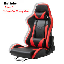 Used Hottoby Red Gaming Chair with Adjustable Double Slide Fit Sim Cockpit