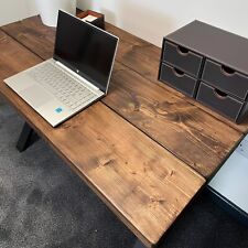 Rustic Solid Wood Desk Urban Reclamation Handmade Reclaimed Timber Office