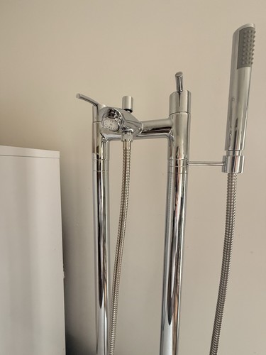 Iflo chrome free standing bath - free,