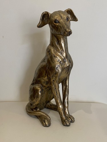 Bronze effect resin - bronze, greyhound