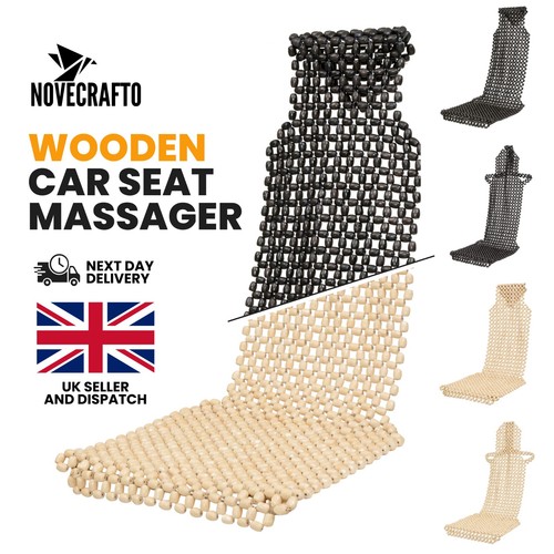 Wooden beaded car seat cover - seat,