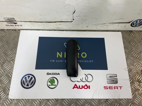 Audi black leather armrest - audi,
