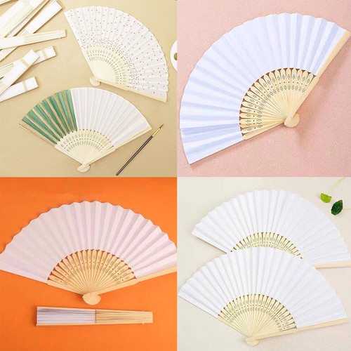 Pack bamboo hand fan - 12,