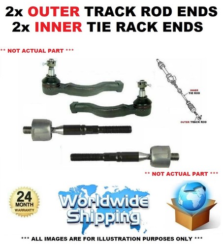 Track rod ends - track, 2xinner
